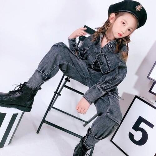 Baby Girl Solid Suit Autumn New Big Childrens Boy Fashion Motorcycle Cowboy Two-piece Childrens Clothes Kids Clothing Solid