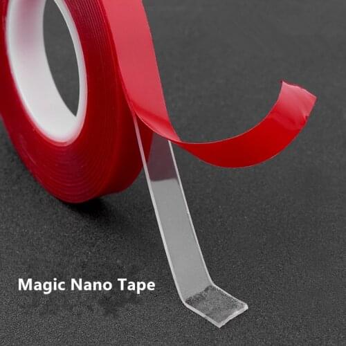 300cm Transparent Silicone Double Sided Tape Sticker Car High Strength No Traces Adhesive Sticker Waterproof Home Living Goods