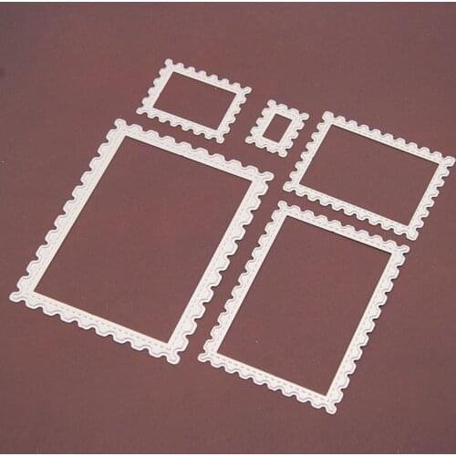 Frame Dies DIY Metal Cut Cutting Cutter Carbon Steel Paper-cut Card Template Rectangular Stamp Frame Metal Cutting Dies New