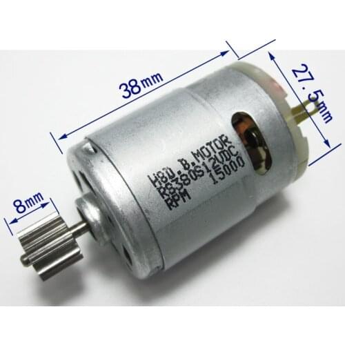 RS380 belt gear electric remote control toys electric cars, motorcycles pony up to 12 v dc motor drive