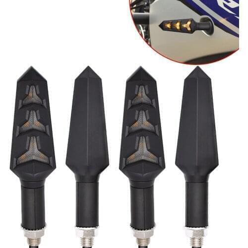 Motorcycle Signals Lamp Moto Turn Signal Light Flowing Water LED For YAMAHA ys 150 tmax 530 tdm 850 fz6n mt10 c8 nmax 155 fazer8