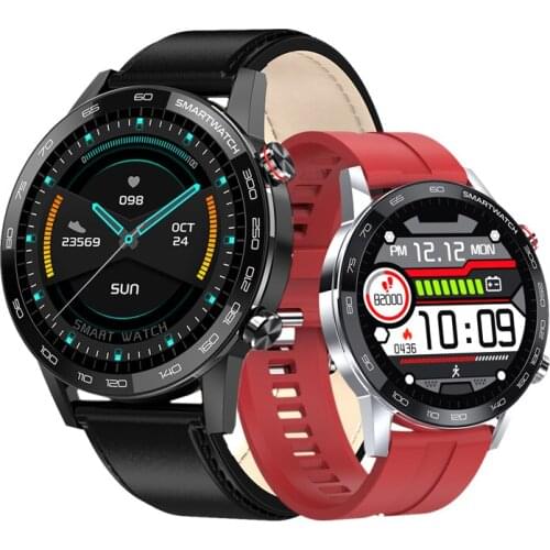 SOUMETIN L16 Smart Watch Men Heart Rate Sleep Monitor IP68 Waterproof Blood Pressure ECG PPG Sport Fitness SmartWatch