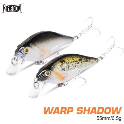 Kingdom Sinking Crankbait Fishing Lure 55mm 6.5g Minnow Swimbait High Quality Artificial Hard Bait Fishing Good Wobbler For Pike