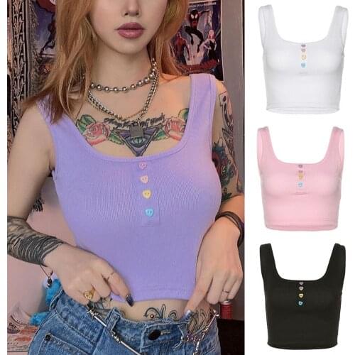 U Neck Summer Knit Crop Top Sleeveless Women Sexy Basic Bustier Unpadded Bandeau Bra Off Shoulder Ribbed Black Tank Top Casual