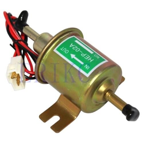 Universal Petrol Gasoline 12V Electric Fuel Pump HEP-02A Low Pressure Diesel pump