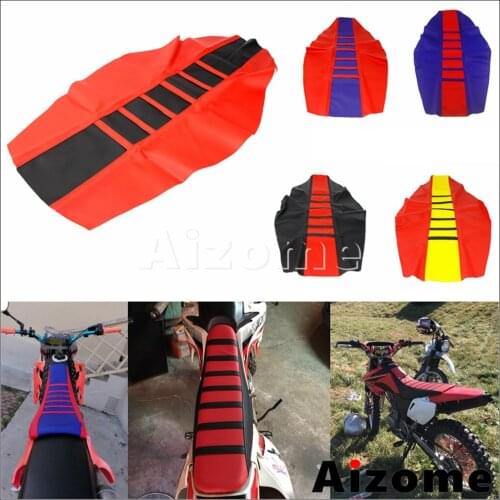 Dirt Bike Gripper Soft Motorcycle Seat Cover For Yamaha YZ125 YZ250 Kawasaki Suzuki Honda Enduro Motocross Rubber Seat Cusion