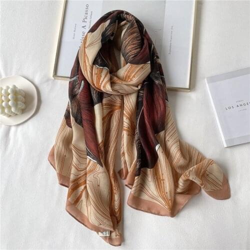Winter Pashmina Cotton Scarf Women Print Large 180*90cm Warm Shawl Wrap Foulard Female Headband Hijab Bandana 2021 New Echarpe