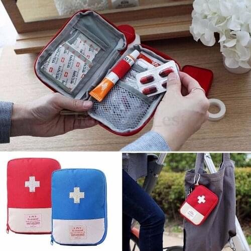 1 Pc Portable First Aid Medical Kit Travel Outdoor Camping Useful Mini Medicine Storage Bag Camping Emergency Survival Bag