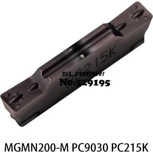 Original KOR MGMN200-M PC215K MGMN200-M PC9030 MGMN200 MGMN 200 Two-headed CNC Lathe Cutter Tools Carbide Inserts Grooving