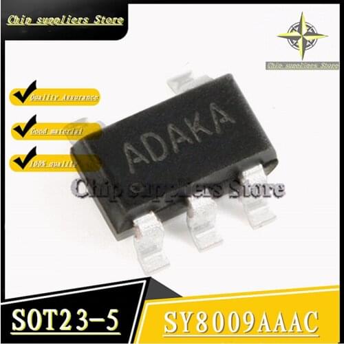 100PCS) SY8009AAAC SY8009A AD SOT23-5 Synchronous step-down DC-DC regulator IC 100% New and original