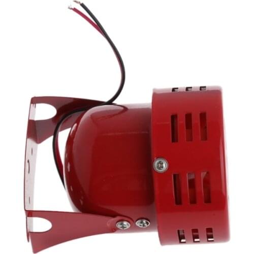 1950s 12V Car Truck Motorcycle Driven RED Air Raid Siren Horn Alarm 50s U90C