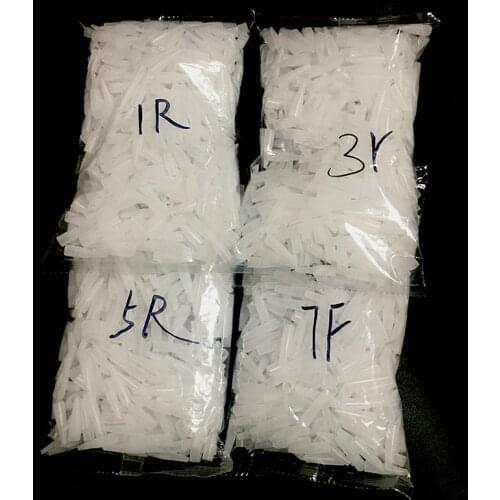 500pcs 1rl 3rl 5rl 5f 7f Needle -tip Needle Caps for Tattoo Pen Machine Microblading Needles Permanent Makeup Eyebrow Lip