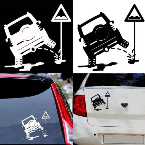 75% Dropshipping!!Truck Road Sign Funny Car Vehicle Body Window Reflective Decals Sticker Decor