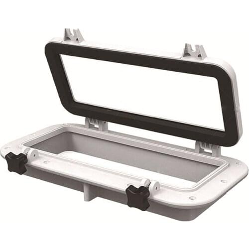 Yacht Accessories/Yacht Porthole Anti-aging Rectangular Skylight Explosion-proof Skylight Black/White Two Colors