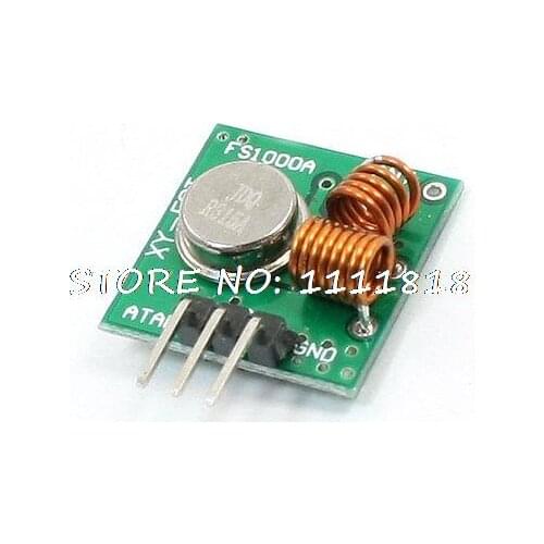 15mA 315MHZ DC3-12V Single Shot Wireless Send Module FS1000A