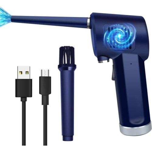 Cordless Air Duster for Computer Keyboard Electronics Cleaning Rechargeable Electric Duster Air Blower New Generation Canned Air