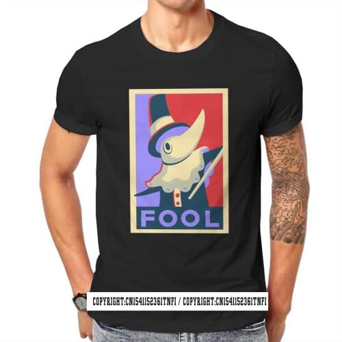 Soul Eater Anime Excalibur FOOL Propaganda Tshirt Vintage Men Gothic Male Clothes Tops Plus Size 100% Cotton O Neck T Shirt