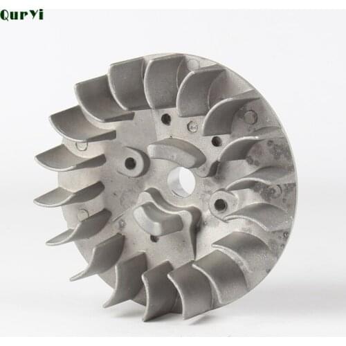 Pull Start Starter Flywheel for 47cc 49cc two Stroke Engine Mini Moto Pocket Dirt Bike ATV Quad Go Kart Motorcycle Minimoto