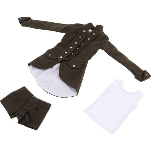 1/6 Scale Action Figure Clothing Female Gothic Clothes Set for 12 inch Model