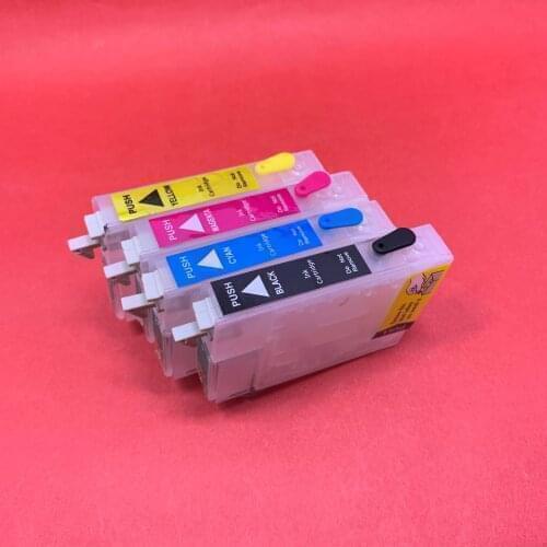 YOTAT Refillable T1001 T1002 T1003 T1004 Ink Cartridge for Epson Stylus Office B40W BX310FN BX600FW BX610FW SX515W SX600FW