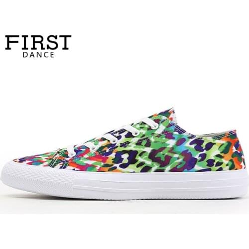 FIRST DANCE Casual Canvas Shoes Customized 3D Prints Spring Men Flats Breathable Leisure Vulcanized Shoes New Fashion Shoes Men