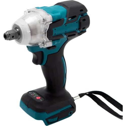 NEW 520N.M Brushless Electric Impact Wrench Rechargeable 1/2 Socket Cordless Wrench Power Tools 7000rpm for Makita 18V Battery