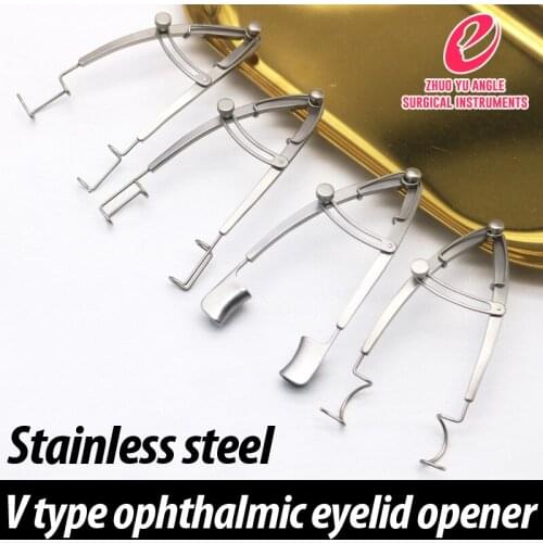Stainless steel ophthalmologic eyelid opener canthus flare-open magic prop opener for double eyelid tool plastic surgery