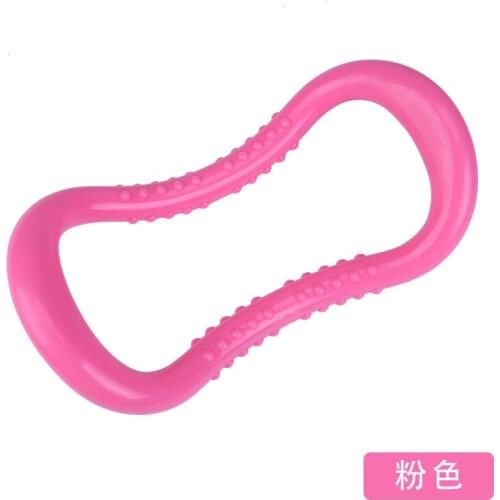 Factory wholesale high quality pp plastic yoga training ring elliptic arch design yoga rings