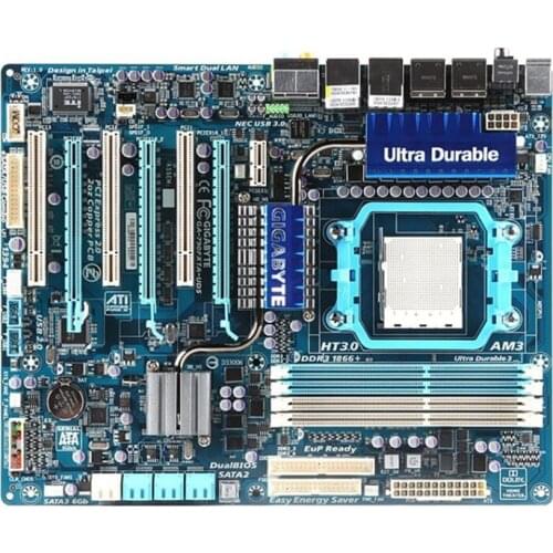 Original AM3 790FX motherboard for Gigabyte GA-MA790FXT-UD5 MA790FXT-UD5 mainboard AM2 DDR2 Desktop Boards