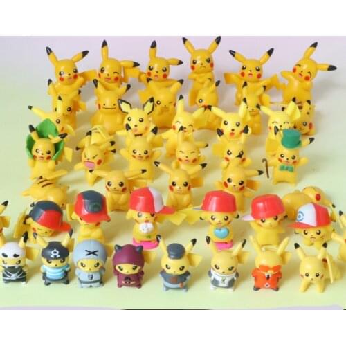 Pokemon Detective Pikachu Series Cute Action Figure Ornament Model Toys