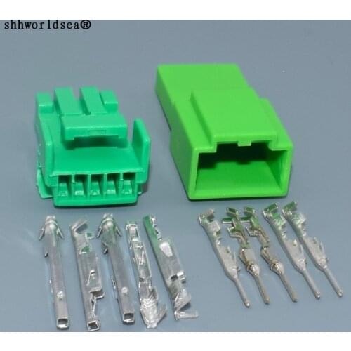 Shhworldsea 1.2mm 5p male female Direction auto power plugs 5 pin wire auto connectors IL-AG5-5S-S3C1 IL-AG5-5S-S3C1 for honda
