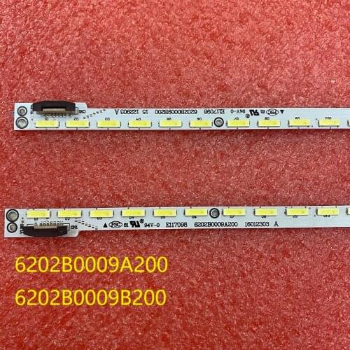 2pcs/set LED Backlight strip For Sharp LCD-6553A PANASONIC TX-65EX700B 6202B0009A200 6202B0009B200 V650DJ4-KS5 VLED_2 VLED_1