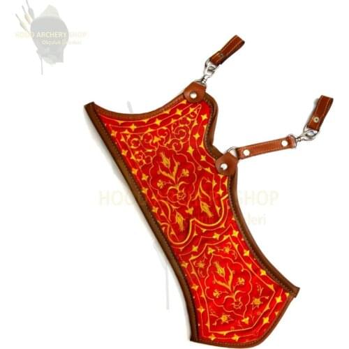 Horseback Archery Belt Quiver Turkish Traditional Archery Hip Quiver Leather Tirkes Motifs Knight , Medieval Fantasy