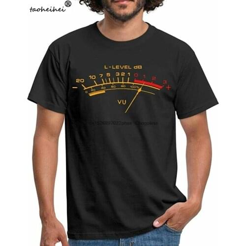 VU Meter T Shirt Funny Birthday Cotton Tee Vintage Gift For Men Women t shirt