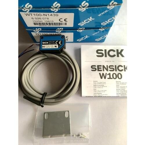 100% New Original SICK Optoelectronic Switch WT100-N1432, WT100-2N1439
