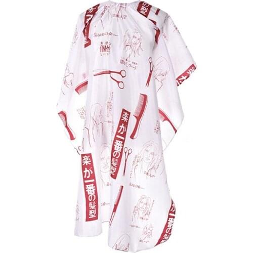 115x100cm Personality Hairdressing Hair Cutting Salon Hairstylist Nylon Gown Cape Cloth For Styling Tools Hair Cutting Wrap