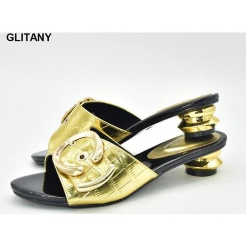 2021 New Slippers Womens Wedding Party Wedding Shoes for Women Bride Ladies Dress Shoes Slip on Low Heels Plus Size Party Pumps