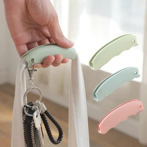 3Pcs Silicone Handle Portable VegetableUtensils Shopping Labor Saving Bracket Multi Purpose Shopping Bag Carrying Tool