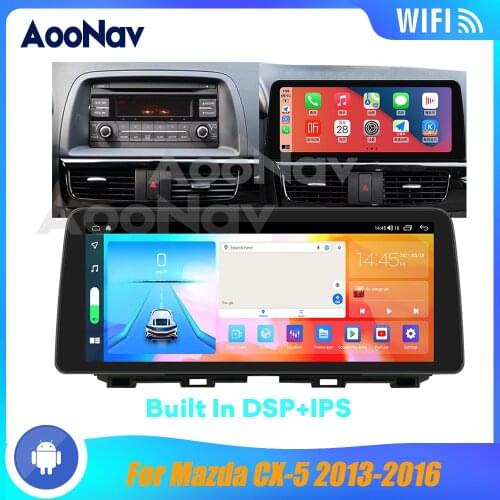 12.3 Inch Car Radio For Mazda CX-5 2013 2014 2015 2016 Android System Touch Sceen GPS Navigation Autoradio Multimedia Player