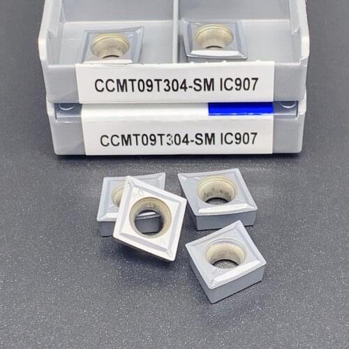 CCMT09T304-SM IC907/IC908 CCMT09T308-SM IC907/IC908 Internal Turning Tools Carbide Inserts Lathe Cutter Cutting Tool
