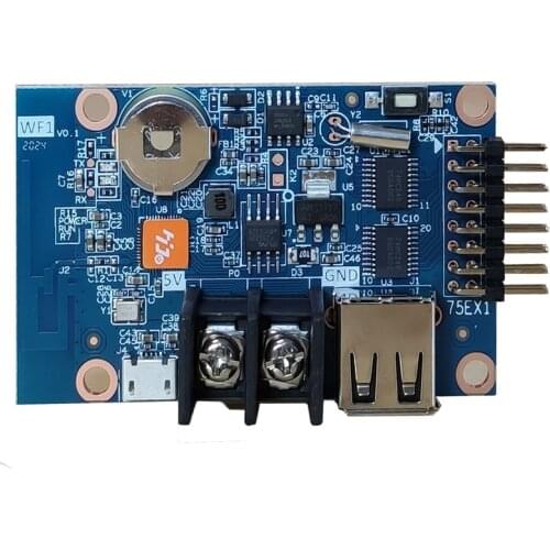 Hd-wf1 /WF2/WF4 single-color colorful LED display control card Mobile wifi wireless control