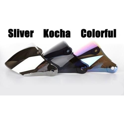 Motorcycle Helmet Visor Lens For JIEKAI 512/515/516 Model Half Face Motorbike Helmets Goggles Glass Kocha/Silver/Colorful