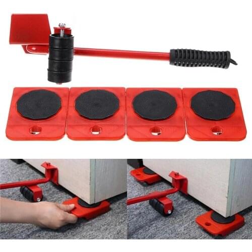 Furniture Lifter Portable Heavy Lifting Roller Move Tools Furniture Moving Device Mover Transport Set for Home