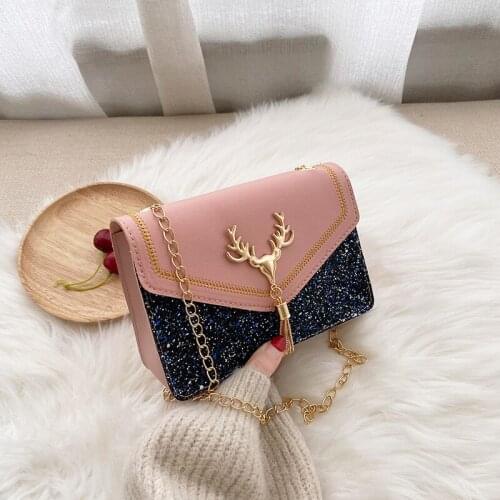 Small Square Bag 2021 Fashion Shoulder Bags for Women Crossbody Daily Wild Chain Simple Leather Female Messenger Phone Wallet