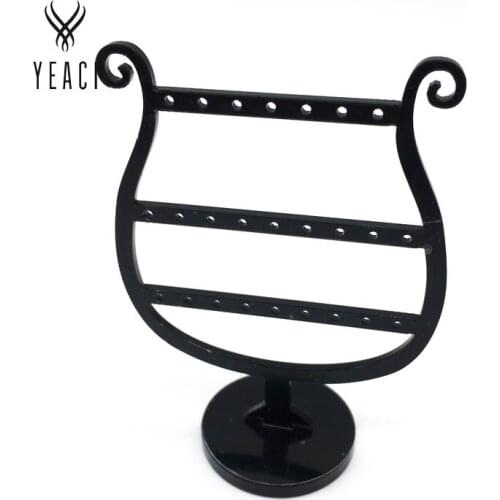 New Arrival Limited Jewelry Organizer Jewelry Display 50pcs Earrings Studs 25 Hole Display Showcase Stand Holder Chic