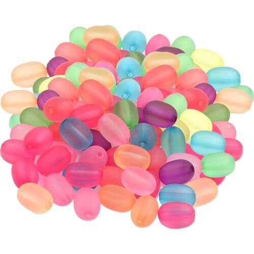 Oval Beads 10mm Safety Jewelry Making Necklace DIY Earring Loose Bead Charms
