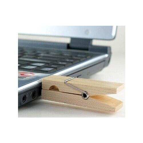 Gift Creative Wooden Clip USB Flash Drive 2TB 1TB Memory Stick Usb Stick Flash Memory Card Pendrive Pen Drive 64GB 32GB 16GB