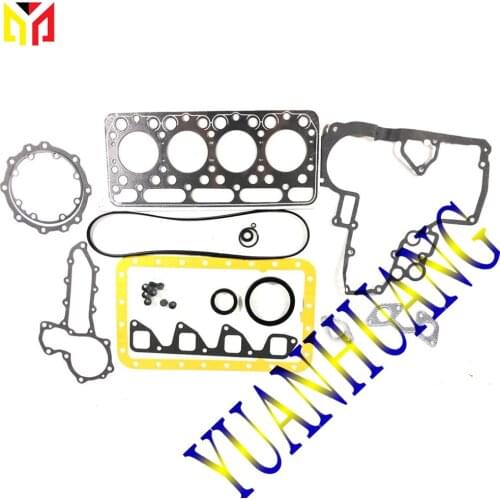 4D76 Engine Full Gasket Kit Overhual Set For KUBOTA Excavator Tractor Diesel Cylinder Head