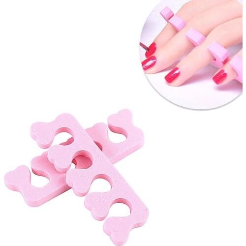 2/6/12PCS Toe Separators Professional gel Polish Manicure Pedicure Beauty Salon Finger Foot Sponge Soft Gel UV Nail Art Tools