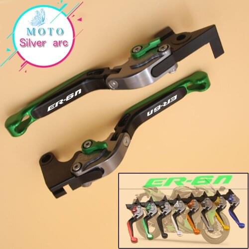 8 Colors CNC Motorcycle Brakes Clutch Levers For KAWASAKI ER6N ER-6N 2009 2010 2011 2012 2013 2014-2016 Accessories